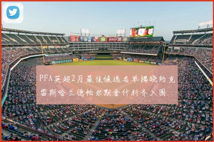 PFA英超2月最佳候选名单揭晓约克雷斯哈兰德帕尔默舍什科齐入围