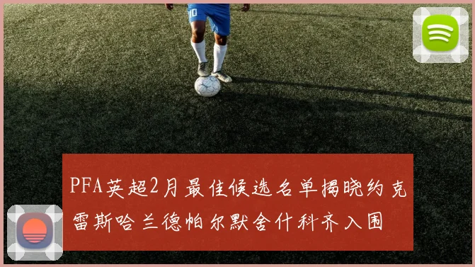 PFA英超2月最佳候选名单揭晓约克雷斯哈兰德帕尔默舍什科齐入围