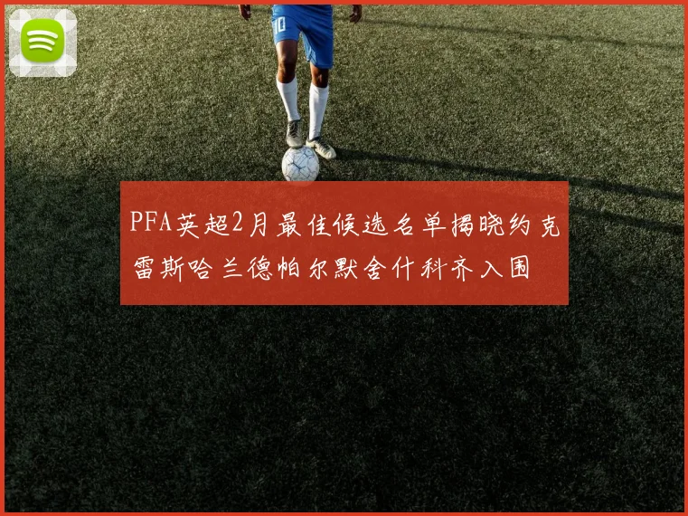 PFA英超2月最佳候选名单揭晓约克雷斯哈兰德帕尔默舍什科齐入围