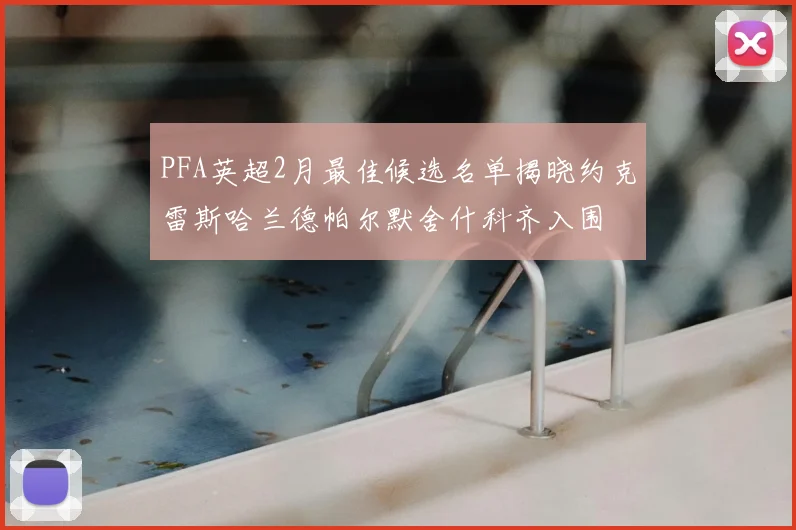 PFA英超2月最佳候选名单揭晓约克雷斯哈兰德帕尔默舍什科齐入围