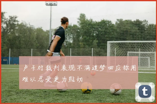 卢卡对裁判表现不满追梦回应称用难以忍受更为贴切